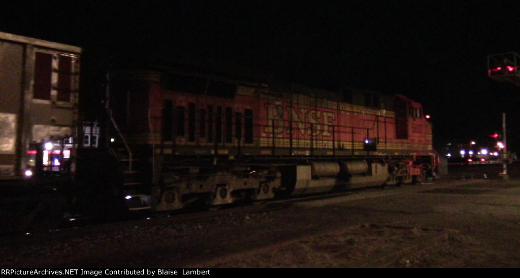 BNSF coal train DPU